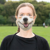 Corgi Dog Snout Adult Cloth Face Mask (Outside)