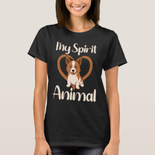 Corgi Dog T Dog Mom Dad My Spirit Animal T-Shirt