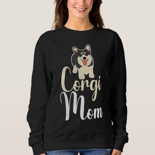 Corgi Dog   Tee Cute Black Cardigan Welsh Corgi Mo