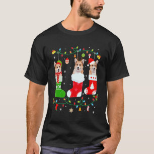 Corgi Dog Three Christmas Socks Sweater Xmas Dog