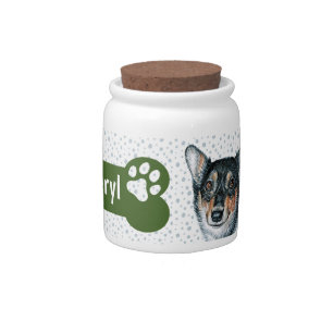 Corgi Dog Treat Jar
