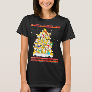Corgi Dog Tree Ugly Christmas Sweater Jumper