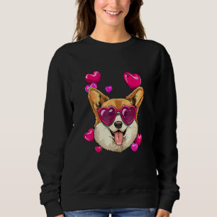 Corgi Dog Valentines Day Corgi Breed Keeper Puppy Sweatshirt