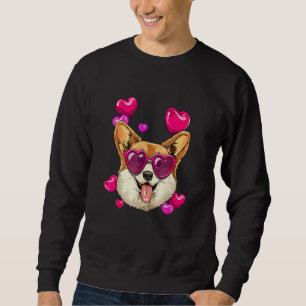 Corgi Dog Valentines Day Corgi Breed Keeper Puppy Sweatshirt