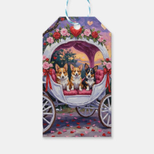 Corgi Dog Valentine's Day  Gift Tags