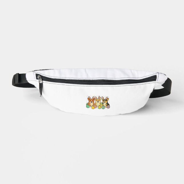 Corgi Easter T-Shirt_1 Fanny Pack (Front)