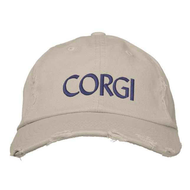 CORGI EMBROIDERED BASEBALL CAP (Front)
