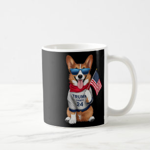 Corgi Even My Dog Wants Trump Vance Men Women Coffee Mug