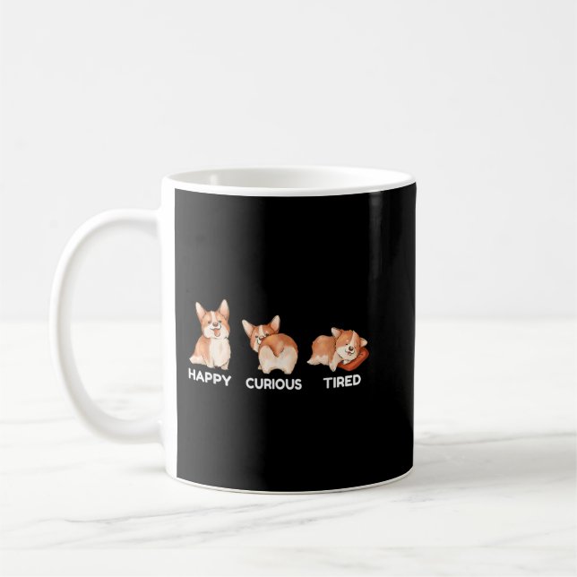 Corgi Expressions Dogs Corgi Coffee Mug (Left)