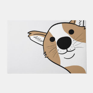 Corgi Face  Doormat