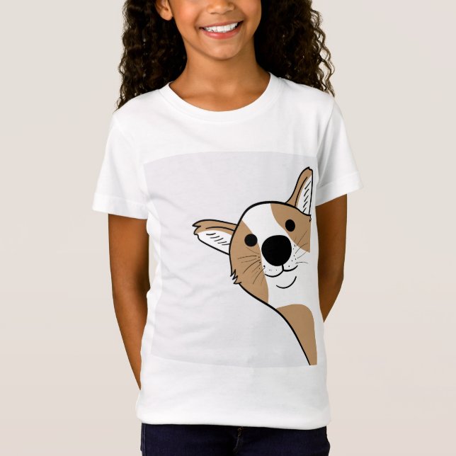 Corgi Face T-Shirt (Front)