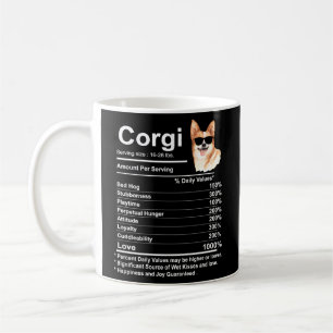 Corgi Facts Nutrition Cardigan Pembroke Corgi Mom Coffee Mug