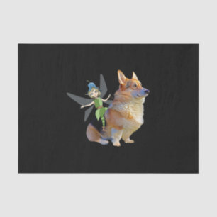 Corgi & Fairy - Funny Pembroke Welsh Corgi Tissue Paper
