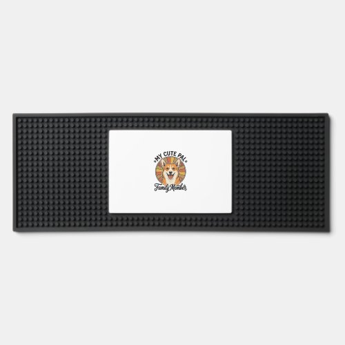 Corgi Family Shirt Vintage Pet Lover Design_1 Bar Mat