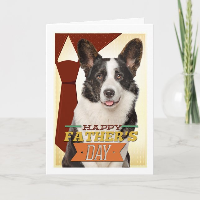 Corgi Father's Day Card (Front)