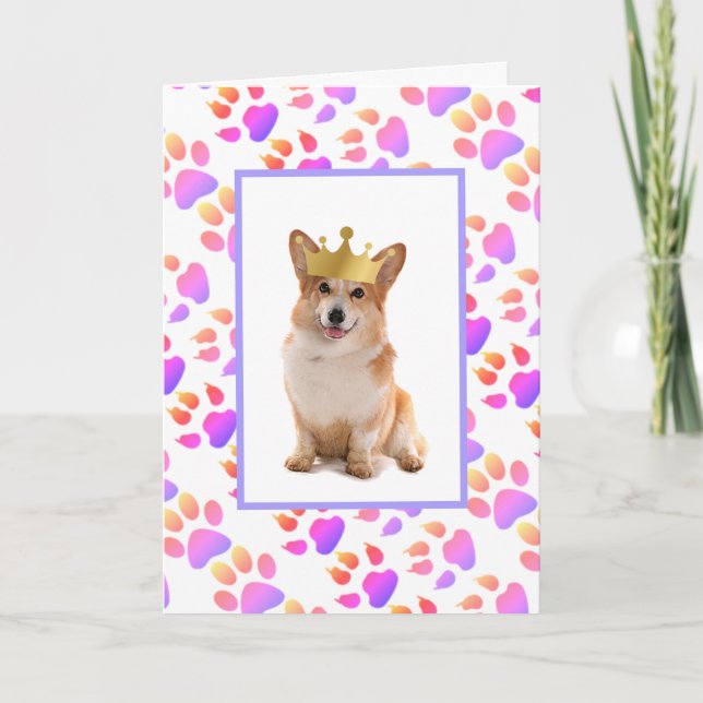 Corgi Father's Day Holiday Card (Front)