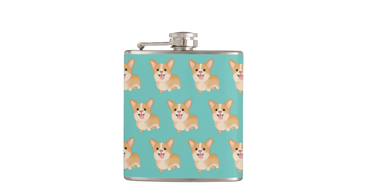 Corgi Flask | Zazzle