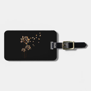 Corgi Flower Fly Dandelion Cute Dog Lover Luggage Tag