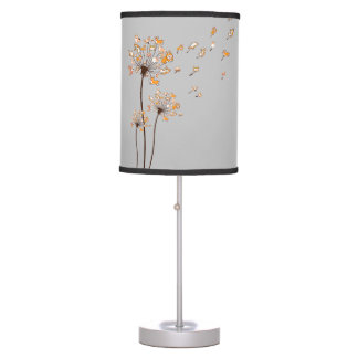 Corgi Flower Fly Dandelion Shirt Cute Dog Lover Table Lamp