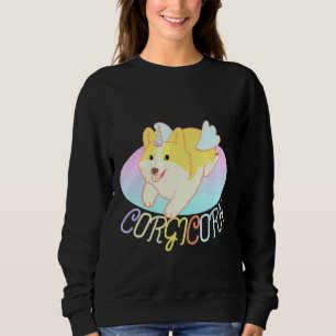 Corgi For Kids Girls Corgicorn Unicorn Unicorg Dog Sweatshirt