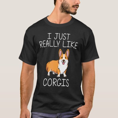   Corgi For Men Women Welsh Corgi Dog Animal   T_Shirt