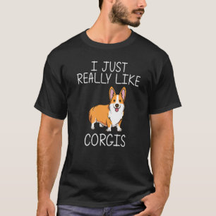 Corgi For Men Women Welsh Corgi Dog Animal T-Shirt