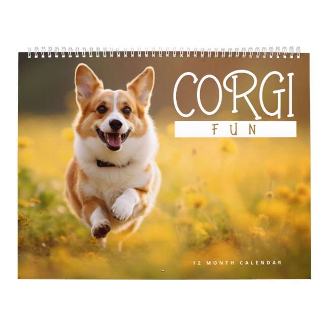 Corgi Fun Calendar