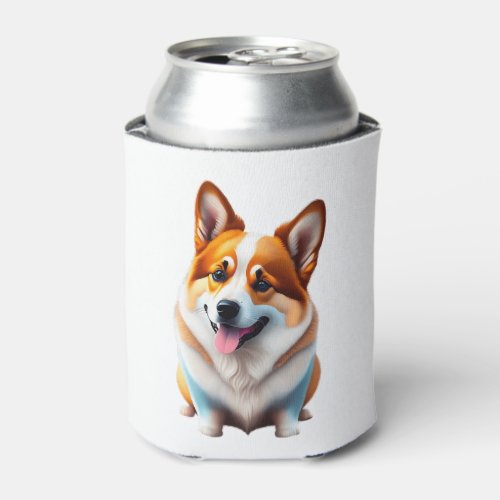 Corgi funny dog cute animal puppy pet style can cooler