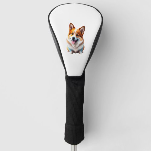 Corgi funny dog cute animal puppy pet style golf head cover