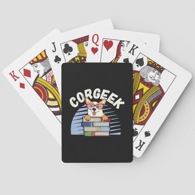 Corgi Geek Corgeek Poker Cards (Back)
