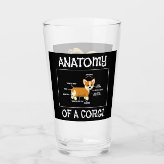 Corgi Gift | Cute Funny Dog Puppy Corgi Glass