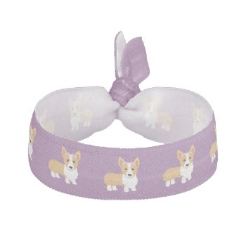 Corgi Girl Dog Hair Tie by totallypainted at Zazzle