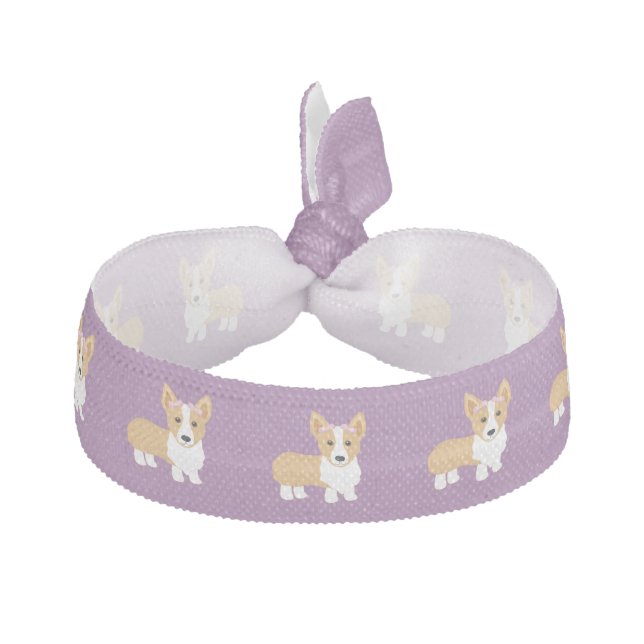 Corgi Girl Dog Hair Tie (Front)