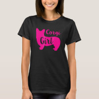 Corgi Girl Dog Pet Owner Women T-Shirt