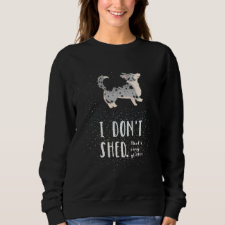Corgi Glitter Cardigan Welsh Corgi Sweatshirt
