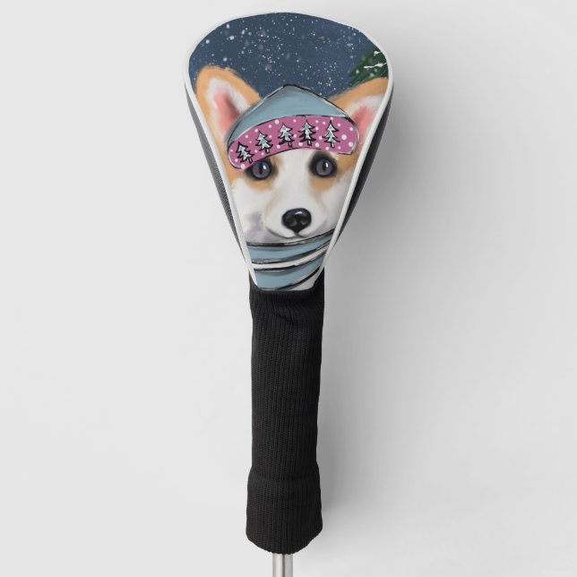 CORGI   GOLF HEAD COVER (Front)