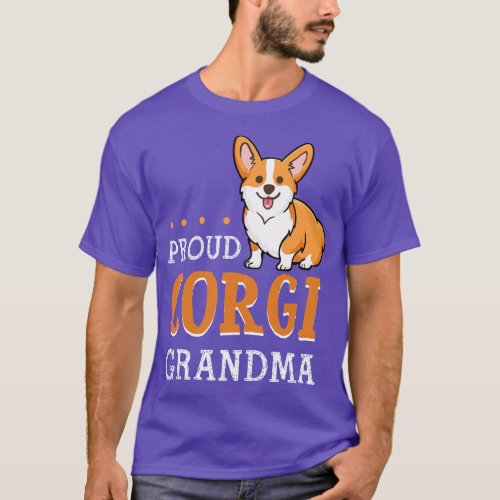 Corgi Grandma  Funny Mothers Day Dog Lover Gift Pr T_Shirt