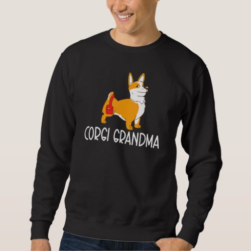 Corgi Grandma   Pembroke Welsh Corgi Grandma Sweatshirt