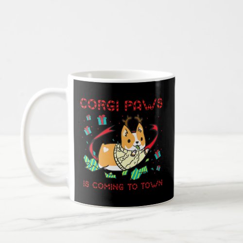 Corgi Graphic Is Christmas Tee For Pembroke Dog Coffee Mug