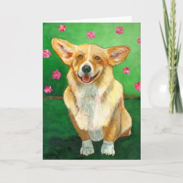 "Corgi" Greeting Cards (Front)