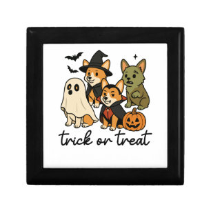 corgi halloween costume gift box