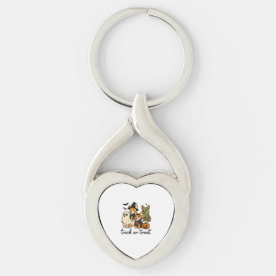 corgi halloween costume keychain
