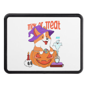 Corgi Halloween Hitch Cover