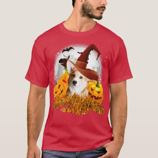Corgi halloween love T-Shirt
