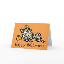 Corgi Halloween- Mummy