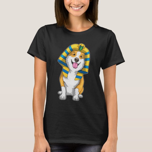 Corgi Halloween Pharaoh T-Shirt (Front)