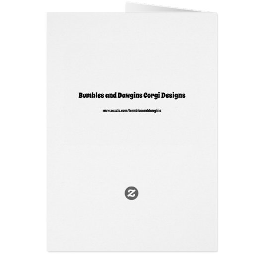 Corgi Happy Birthday (Back)