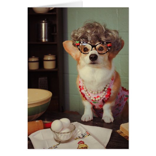 Corgi Happy Birthday Cards (Front)