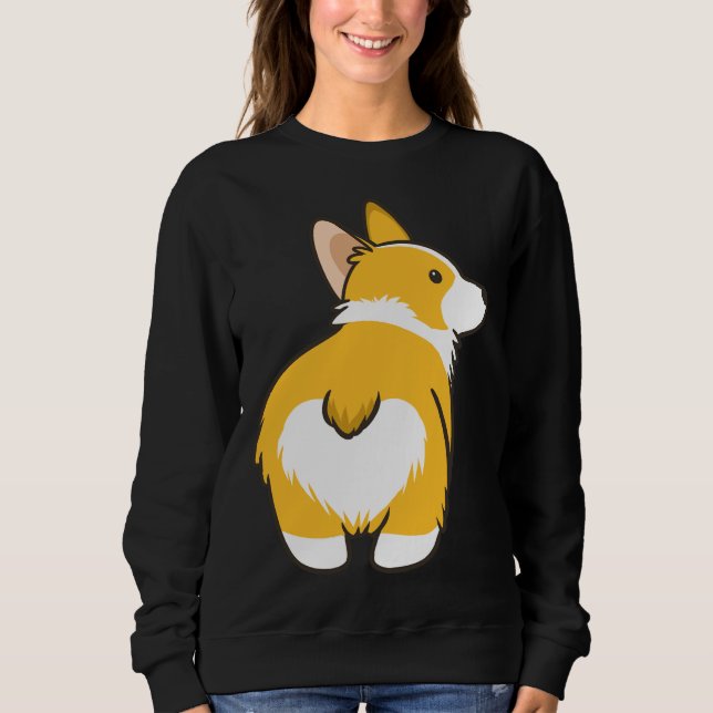 Corgi Heart Butt Sweatshirt (Front)