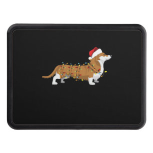 Corgi Holiday Christmas Light Essential T-Shirt Hitch Cover